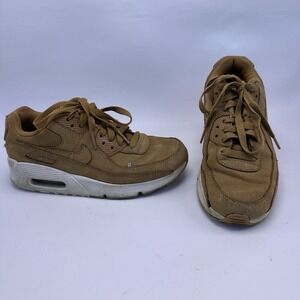 Nike Air Max 90 Flax Sail HF6358-200 Shoes Sneakers Youth Size 3Y